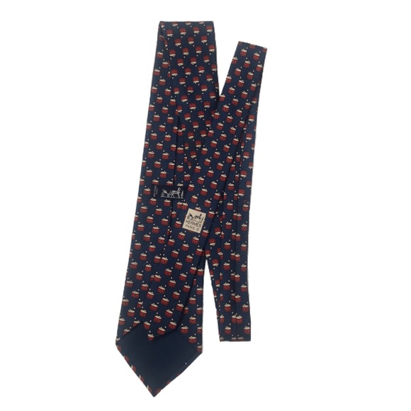 HERMÈS • Drums Business Tie Hermès Tie Box - Picture 4 of 8